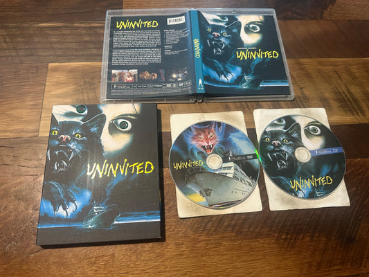 Uninvited (Blu ray/DVD, Vinegar Syndrome, Original Slipcover, 80’s Classic)