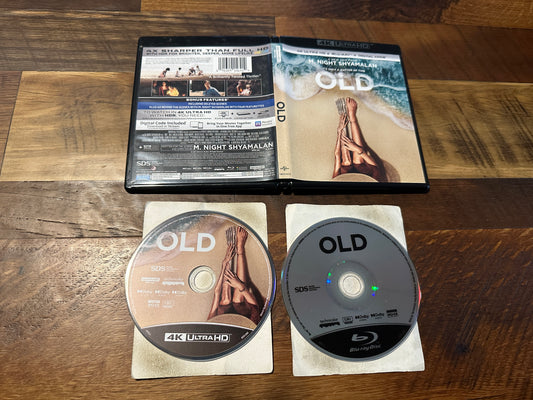 Old (4K Ultra HD/Blu ray, Universal, It's Only A Matter Of Time, No Digital)