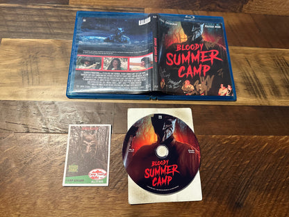 Bloody Summer Camp Blu ray-Casted Signed-Felissa Rose-Very Rare-