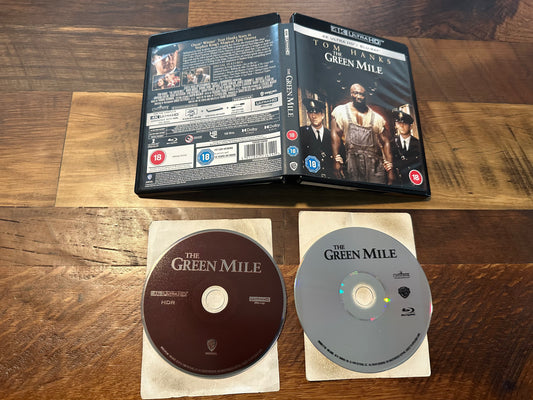 The Green Mile 4K Ultra HD/Blu ray-Warner Bros-2 Disc-Tom Hanks-Import