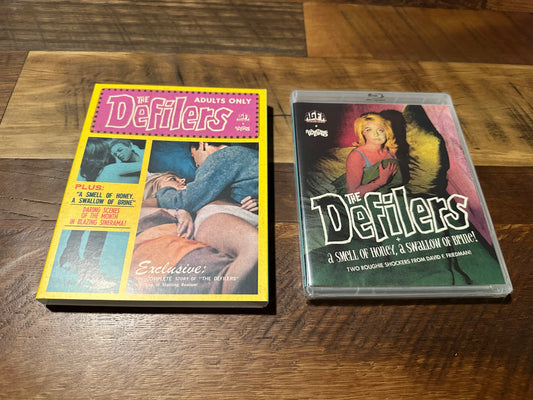 The Defilers & A Smell Of Honey A Swallow Of Brine (Blu ray, Slipcover, Vinegar Syndrome Partner Label, NEW)