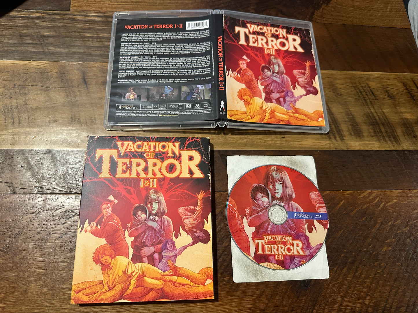 Vacation Of Terror I & II (Blu ray, Vinegar Syndrome, Slipcover, Horror Classic)