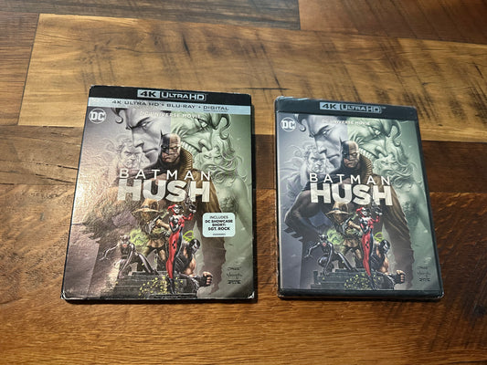 Batman Hush 4K Ultra HD/Blu ray-Warner Bros-Slipcover-2 Disc-NEW-