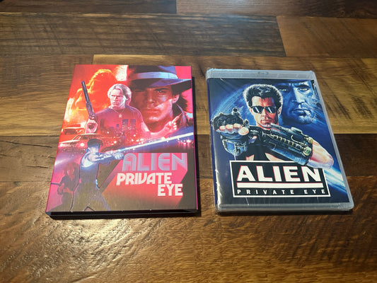 Alien Private Eye (Blu ray, Vinegar Syndrome, Slipcover, 80’s Classic, NEW)