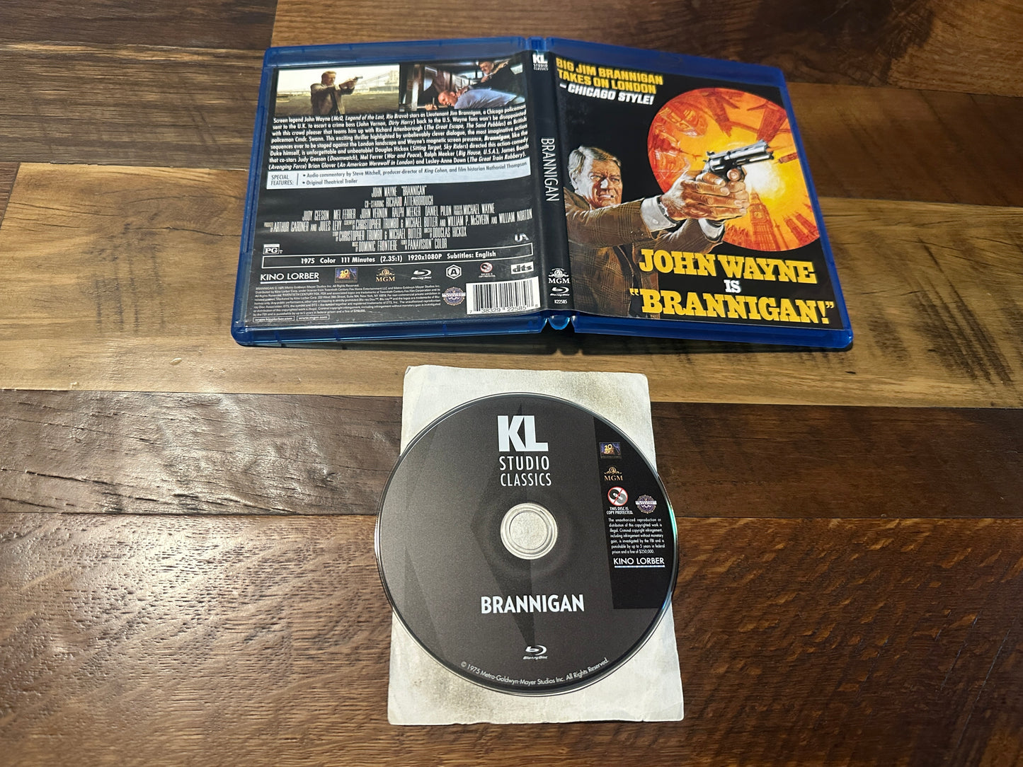 Brannigan! (Blu ray, Kino Lorber, John Wayne 70’s Classic, Widescreen)