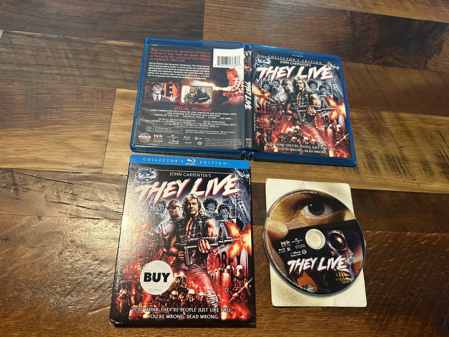 They Live (Blu ray, Scream Factory, Slipcover, Collector’s Edition)