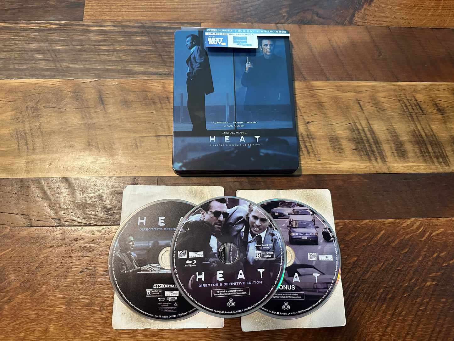 Heat (4K Ultra HD, Steelbook, Limited Edition, Best Buy, No Digital)