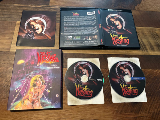 The Nesting 4K Ultra HD/Blu ray-Vinegar Syndrome-Slipcover-80’s Classic-