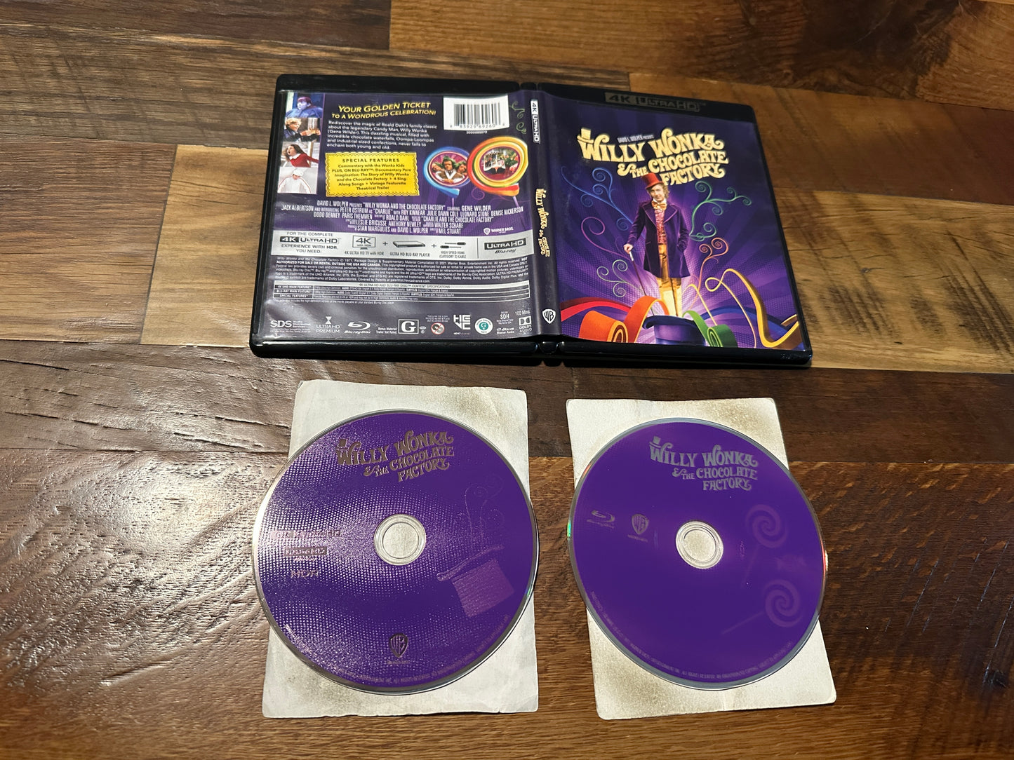 Willy Wonka & The Chocolate Factory (4K Ultra HD/Blu ray, Warner Bros)