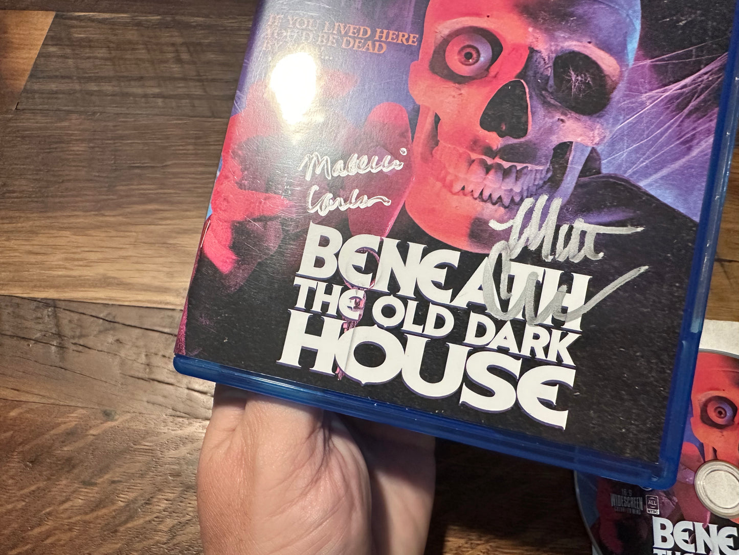 Beneath the Old Dark House Blu ray-Scream Team Releasing-Signed X2-