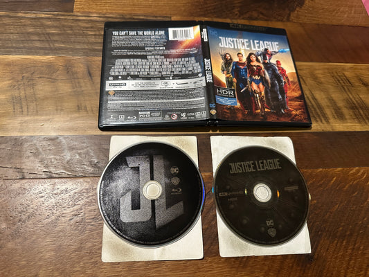 Justice League (4K Ultra HD/Blu ray, Warner Bros, 2 Disc, Widescreen)