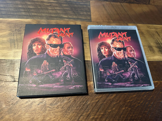 Mutant Hunt Blu ray-Vinegar Snydrome-Slipcover-80’s Classic-NEW