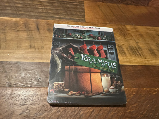 Krampus (4K Ultra HD/Blu ray, Scream Factory, Steelbook, NEW/Sealed)