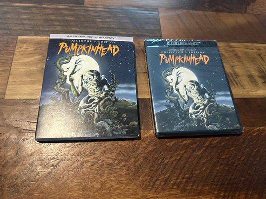 Pumpkinhead (4K Ultra HD/Blu ray, Scream Factory, Slipcover, 2 Disc, NEW)