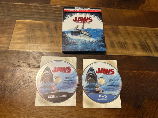 Jaws The Revenge (4K Ultra HD/Blu ray, Steelbook, Limited Ed, No Digital)