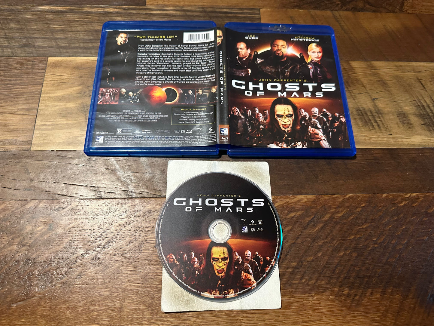 Ghost Of Mars Blu ray-Mill Creek Ent-Ice Cube Classic-Widescreen-