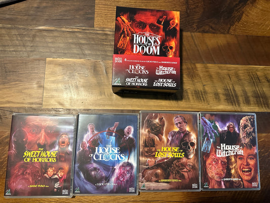 The House of Doom (Blu ray, Cauldron Films, Boxset, Limited Ed, 4 Movies)