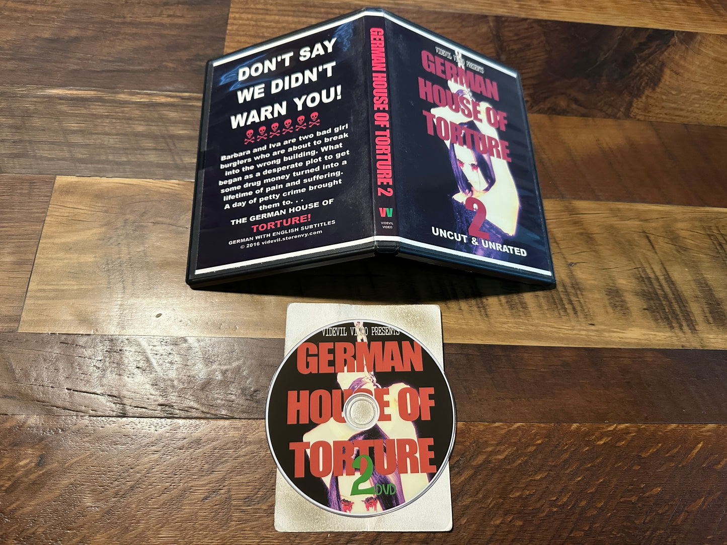 German House Of Torture (DVD-R, Videvil Video, English Subs, Very Disturbing)