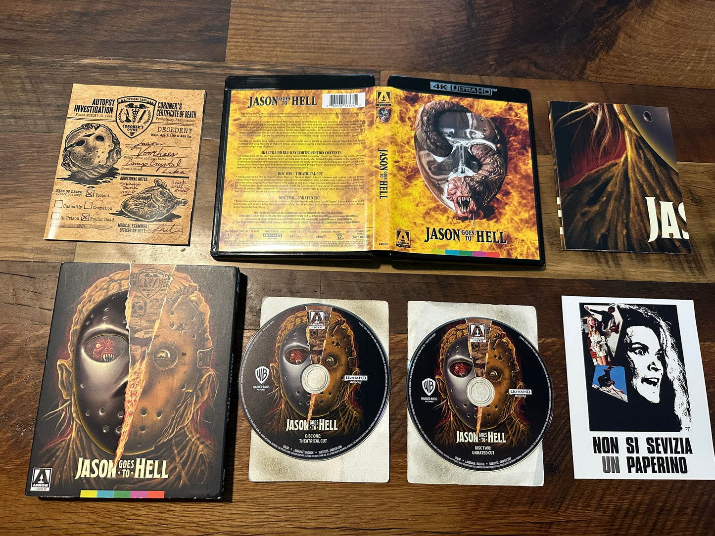 Jason Goes To Hell (4K Ultra HD, Arrow Video, Slipcover, Booklet & Poster)
