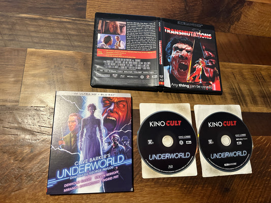Underworld (4K Ultra HD/Blu ray, Clive Barker,s 80’s Classic, Slipcover)