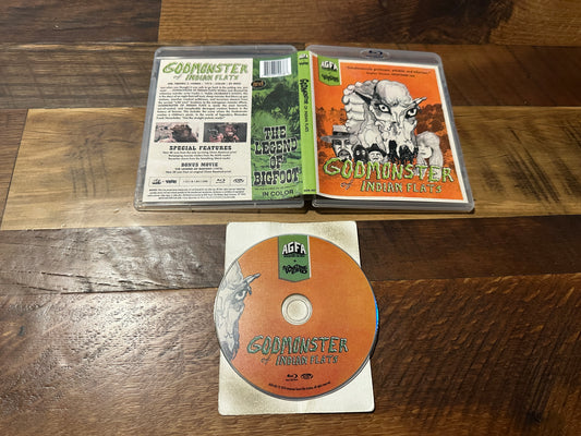 Godmonster Of Indian Flats Legend Of Bigfoot (Blu ray, AGFA)