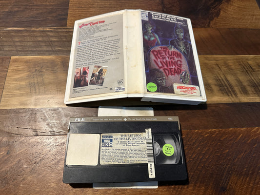 The Return Of The Living Dead VHS-Original Thorn EMI HBO Video-Cut Box