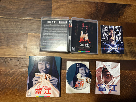 Tomie Blu ray-Arrow Video-Limited Ed-Booklet-Slipcover-US Release-