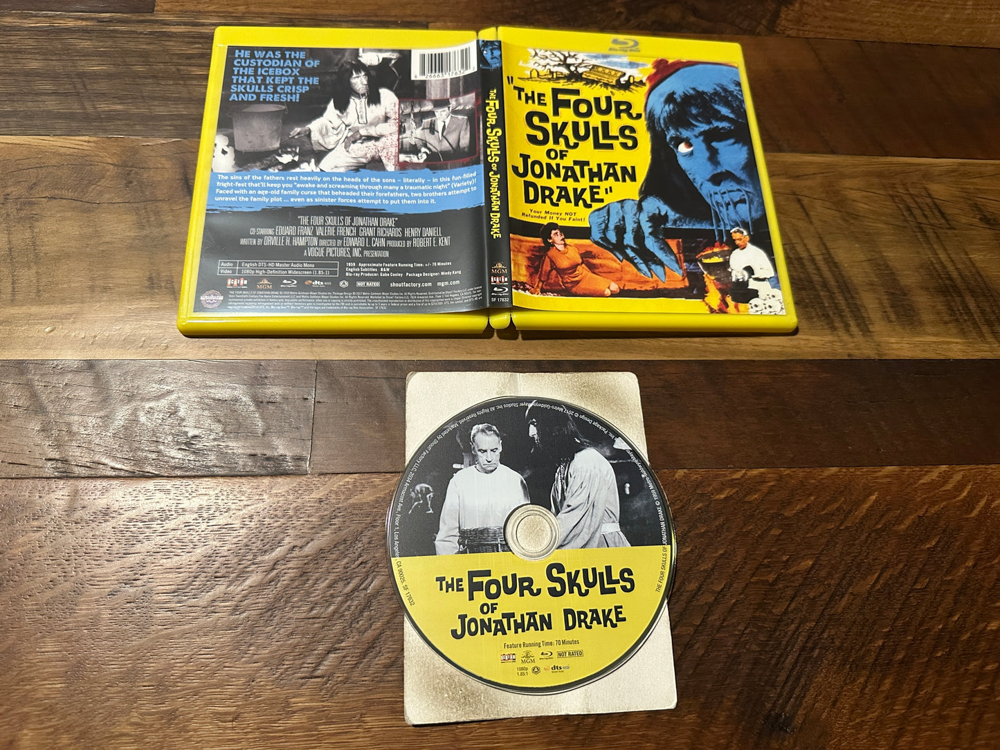 The Four Skulls Of Jonathan Drake (Blu ray, Scream Factory, 50’s Classic)