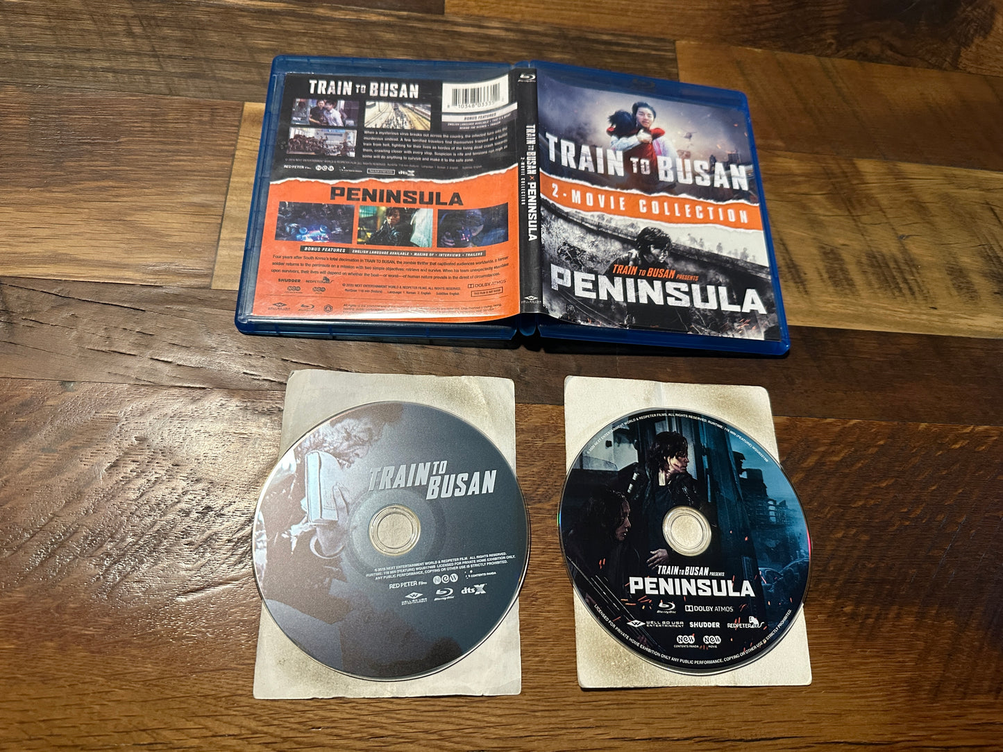 Train To Busan & Peninsula (Blu ray, 2 Movie Collection, Widescreen)