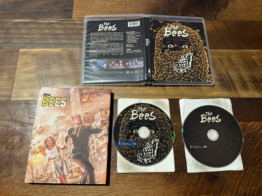 The Bees Blu ray/DVD-Vinegar Syndrome-2 Disc-Slipcover-70’s Horror