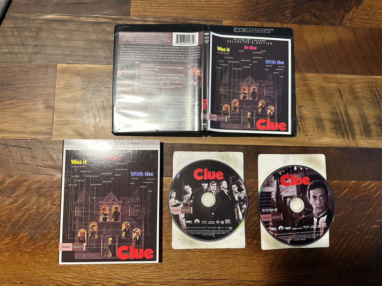 Clue (4K Ultra HD/Blu ray, Collector’s Edition, 2 Disc, Slipcover)
