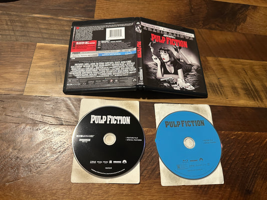 Pulp Fiction (4K Ultra HD/Blu ray, Paramount, 2 Disc, 90’s Classic, No Digital)