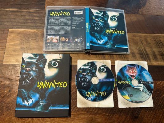 Uninvited (Blu ray/DVD, Vinegar Syndrome, Original Slipcover, 80’s Classic)