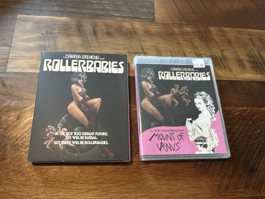 Rollerbabies & Mount of Venus Blu ray-Slipcover-2 Classics-NEW-Sealed