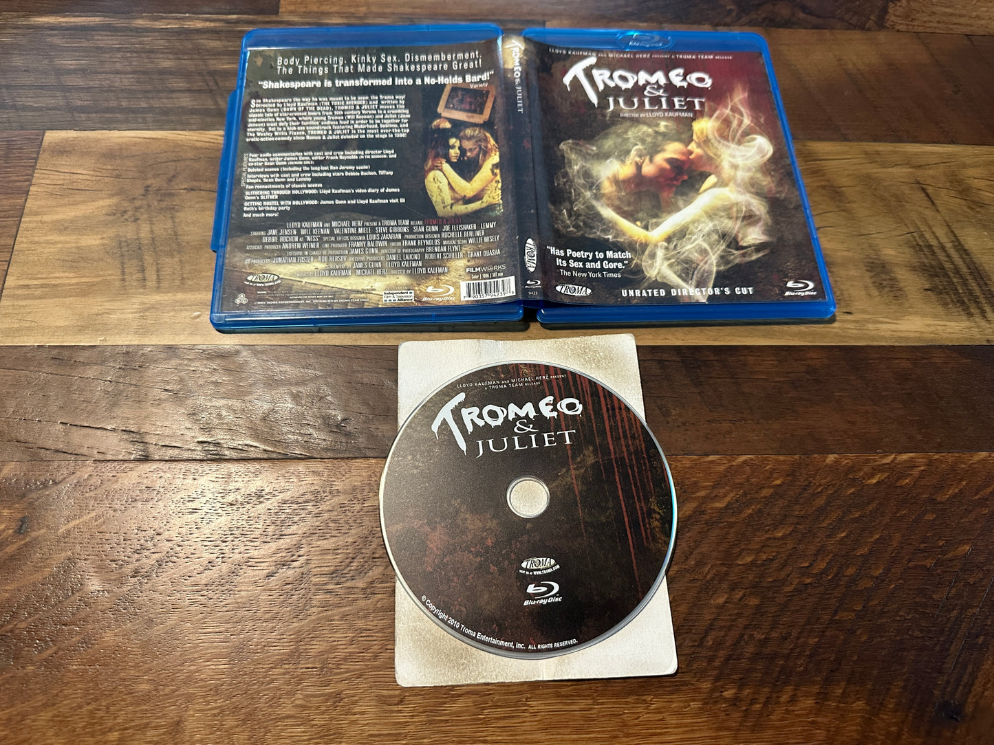 Tromeo & Juliet (Blu ray, Troma Ent, 90’s Classic, Widescreen)