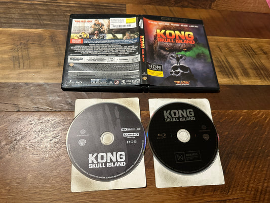 Kong Skull Island 4K Ultra HD/Blu ray, 2017 Classic, 2 Disc, Widescreen, No Digital)