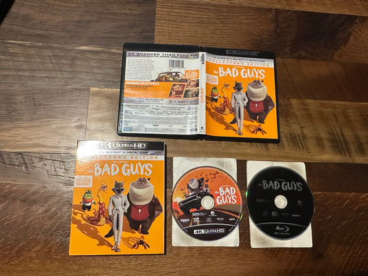 The Bad Guys (4K Ultra HD/Blu ray, Collector’s Edition, Slipcover, No Digital)