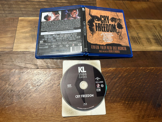 Cry Freedom (Blu ray, Kino Lorber, 80’s Classic, Widescreen, Denzel Washington)