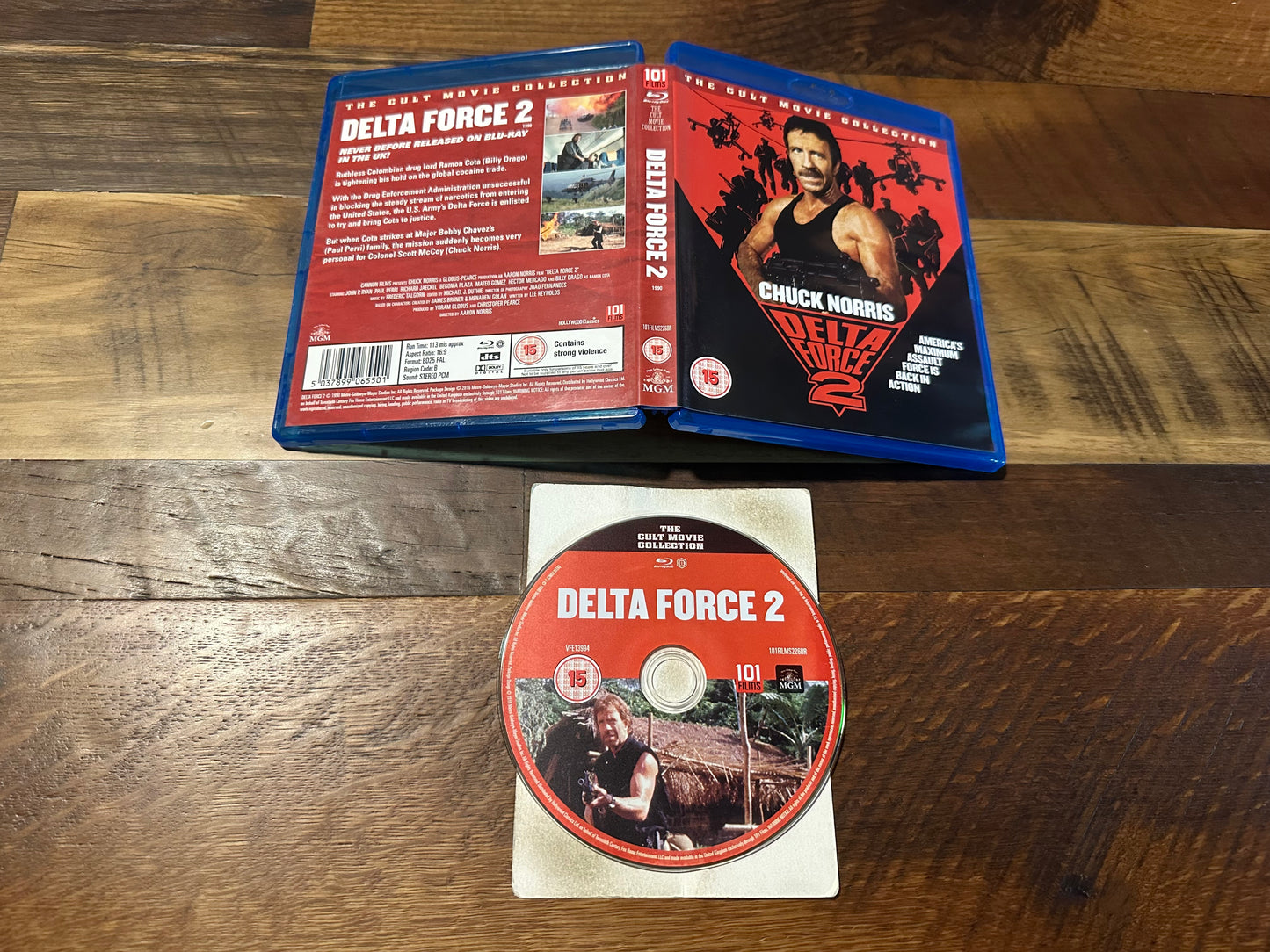 Delta Force 2 Blu ray-MGM-Cult Movie Collection-Chuck Norris-Region B