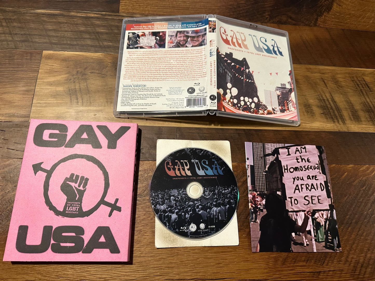 Gay USA Snapshots Of 1970’s LGBT Resistance Blu ray-Vinegar Syndrome Partner Label-Slipcover