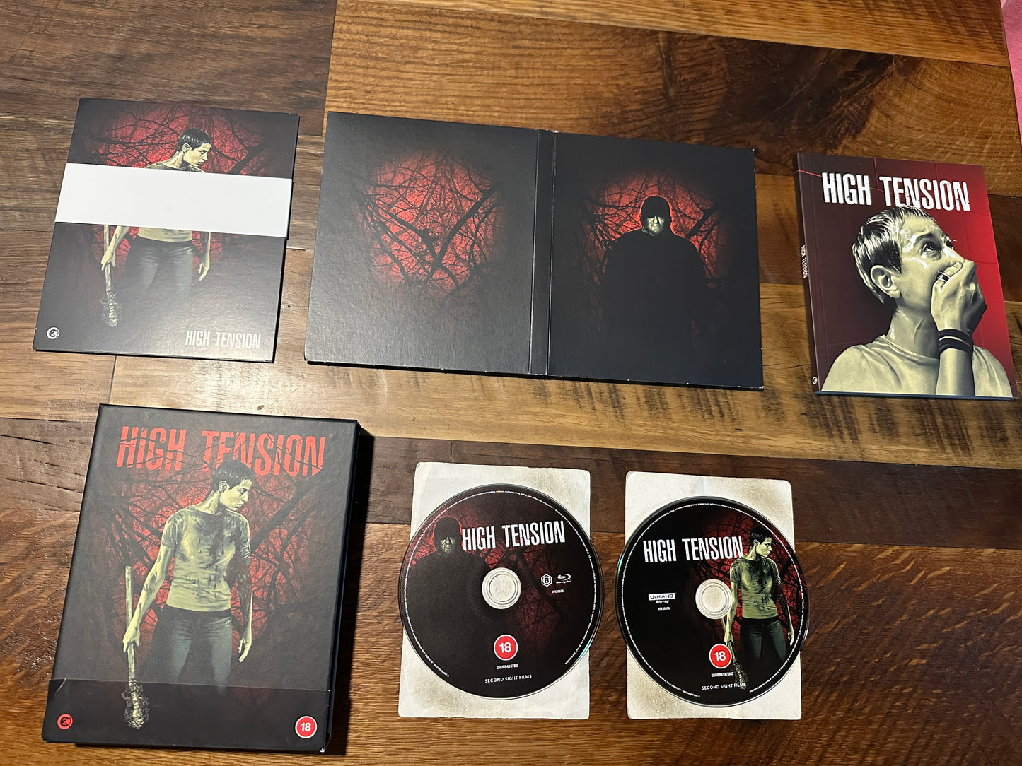 High Tension (4K Ultra HD/Blu Ray, Second Sight Films, Limited Ed, OOP)