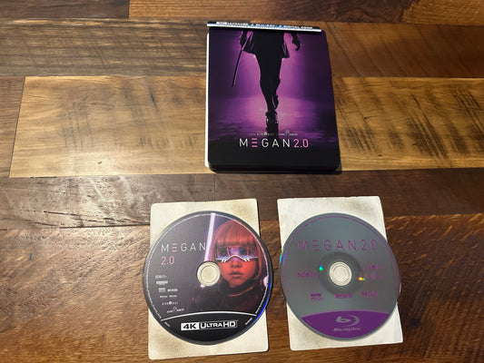 Megan 2.0 4K Ultra HD/Blu ray-Blum House-2 Disc-Steelbook-No Digital