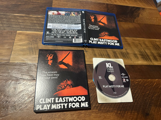 Play Misty For Me (Blu ray, Kino Lorber, Slipcover, Clint Eastwood)