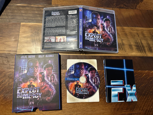 Expect No Mercy Blu ray-Vinegar Syndrome-Slipcover-Poster-Classic-