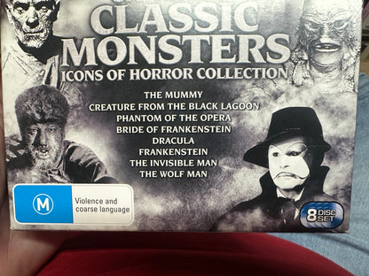 Universal Classic Monsters Icon Of Horror Collection 4K Ultra HD*8 Films*Boxset*