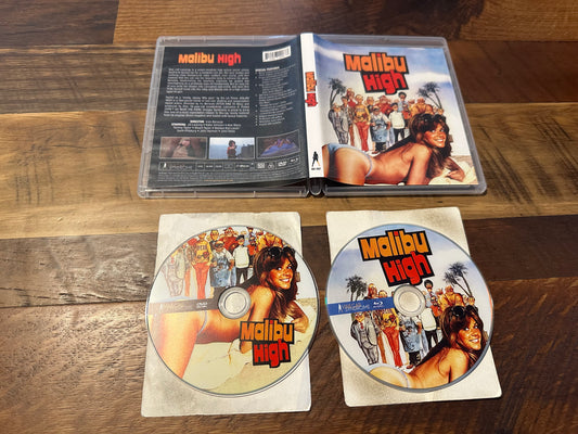 Malibu High Blu ray-Vinegar Syndrome-2 Disc-70’s Classic-Widescreen-