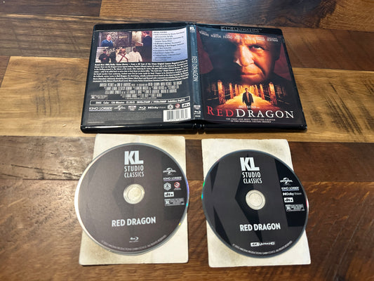 Red Dragon 4K Ultra HD/Blu ray-Kino Lorber-2 Disc-Widescreen-