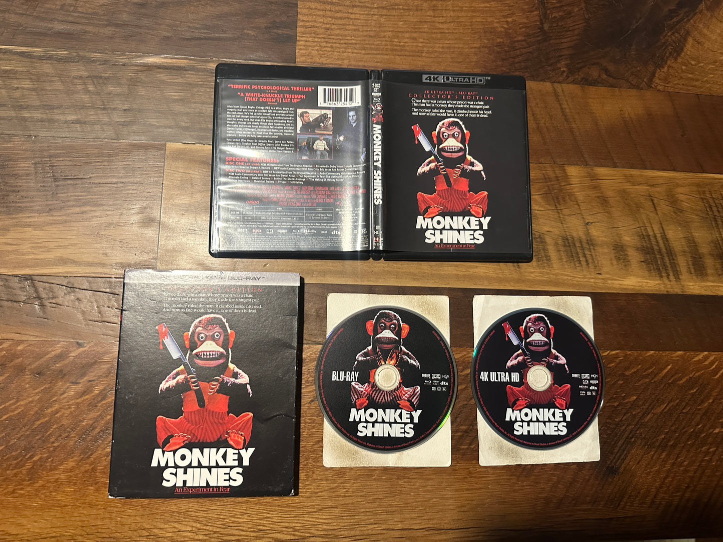 Monkey Shines (4K Ultra HD, Scream Factory, Slipcover, Collector’s Ed)