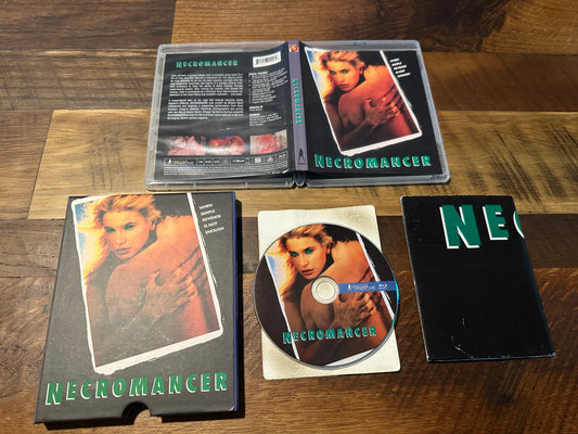 Necromancer Blu ray-Vinegar Syndrome-Slipcover-Classic Horror-