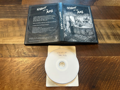 Night of the Axe (DVD-R, Very Obscure Horror, Signed Shawn Wright)